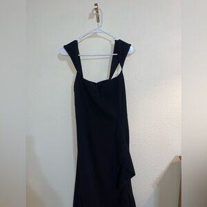 Black Glitter Gala Dress